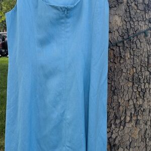 Newport News Blue Cowl Neck Sundress